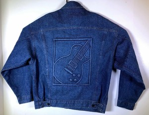 jaqueta jeans masculina rock
