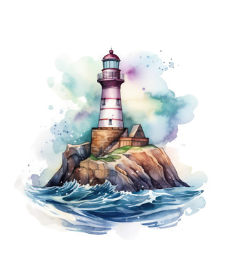 XXL 18x18 cm car decal sticker lighthouse sticker