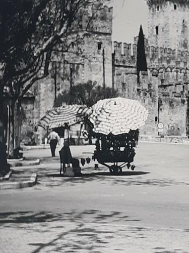 1940's Scaligero Sirmione Castle Street Scene Lake Gardia Italy Original Photo - Picture 4 of 5