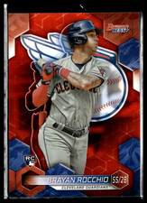 Brayan Rocchio 2023 Bowman's Best Orange Refractors #19 /25 RC