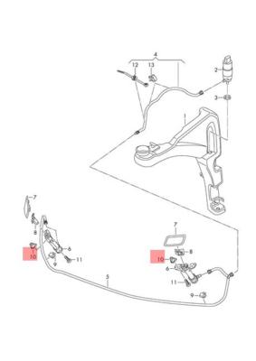 Genuine AUDI A3 Cabriolet Clip Nut 10pcs WHT006099 | eBay