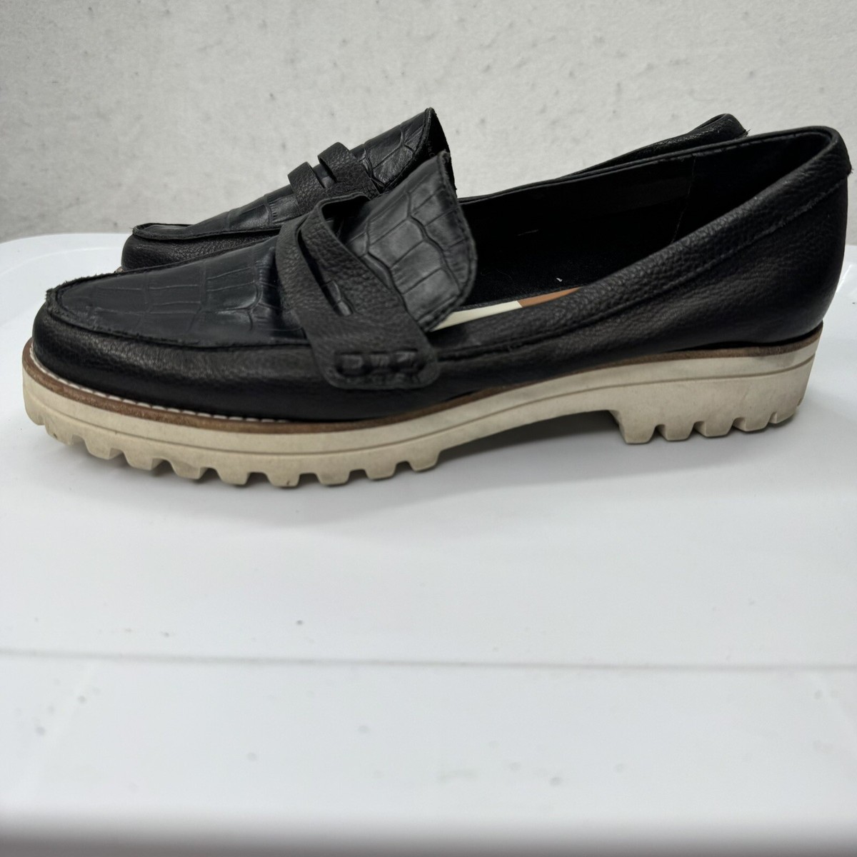 DV DOLCE VITA Aubree Penny Loafer Slip On Chunky Platform  display picture 1