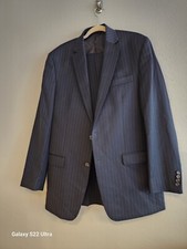 Men's Ralph Lauren Wool Pinstripe Suit 42L