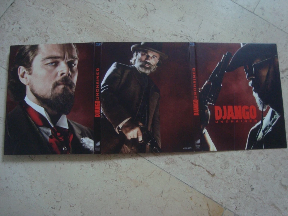 DJANGO UNCHAINED *rare* Blu-ray + CD SOUNDTRACK ltd. DIGIPAK Tarantino SLIPCOVER - Image 4 of 4