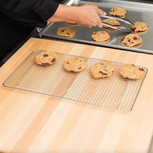 12 PACK 10" x 18" Full Size Cooling Rack Grease Release Drain Food Pan Grate - 第 10/12 張圖片