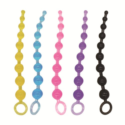 Perles Anales Noires Et Roses Jouet Sexuel Anal Pour Hommes Et Femmes Gelée ~ - Picture 2 of 17