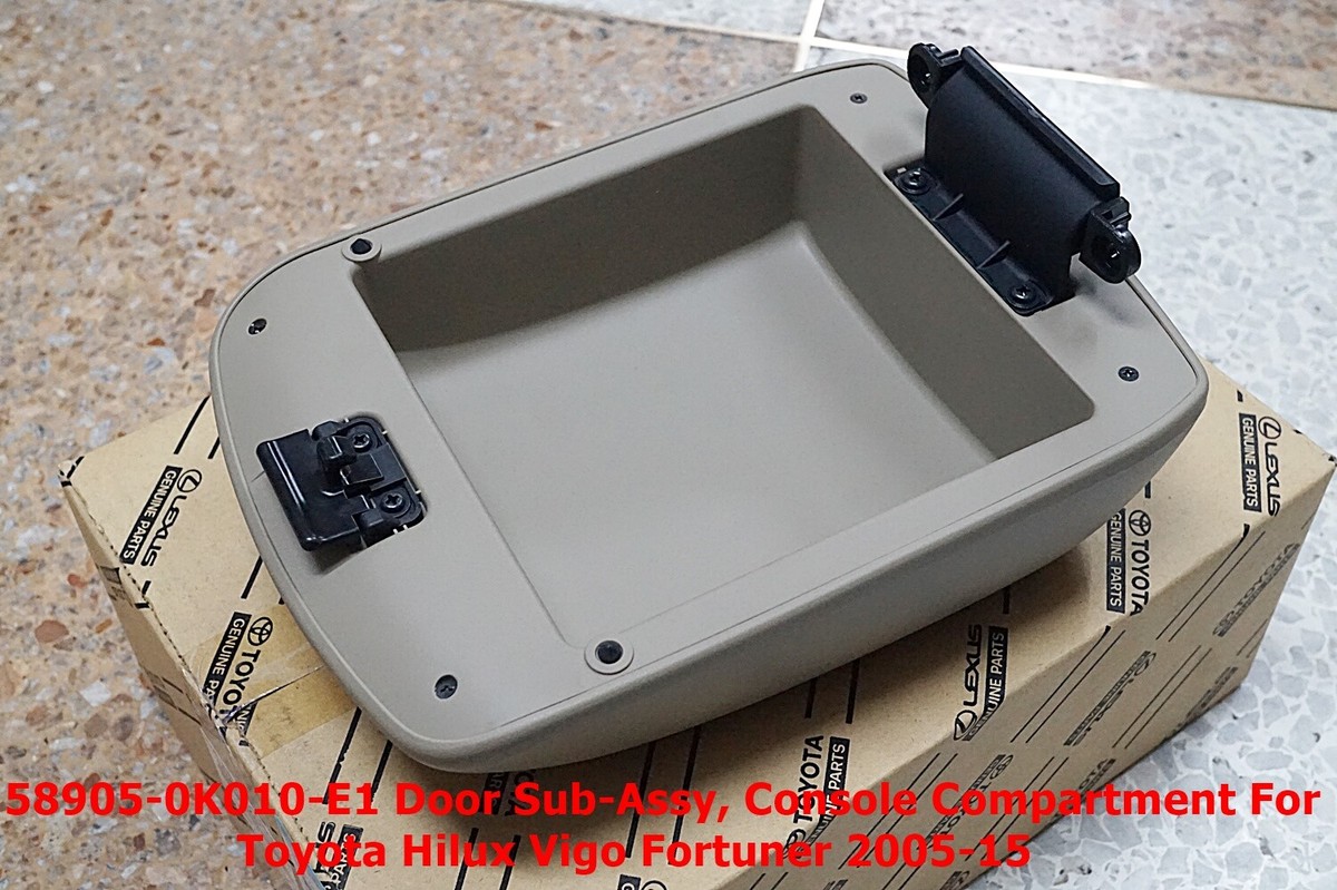 ARMREST CONSOLE LID BEIGE TOYOTA HILUX VIGO FORTUNER SR5 MK6 58905
