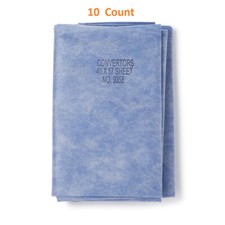 10 General Purpose Drape Converters Sterile Half Drape 40 W X 57 L Fan-folded
