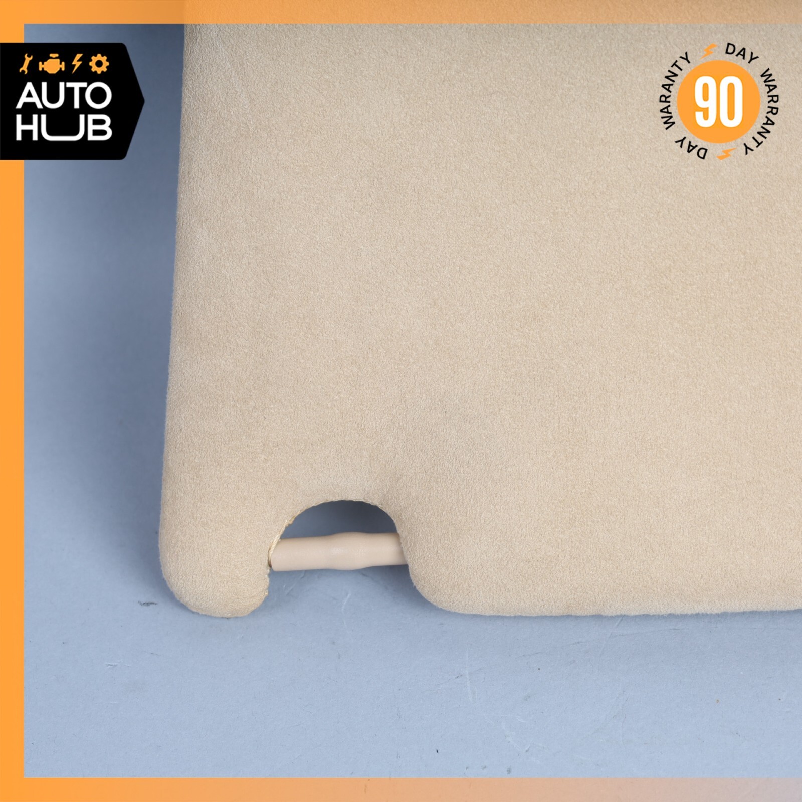03-19 Maserati GranTurismo S M145 Right Passenger Side Sun Visor Shade Suede OEM