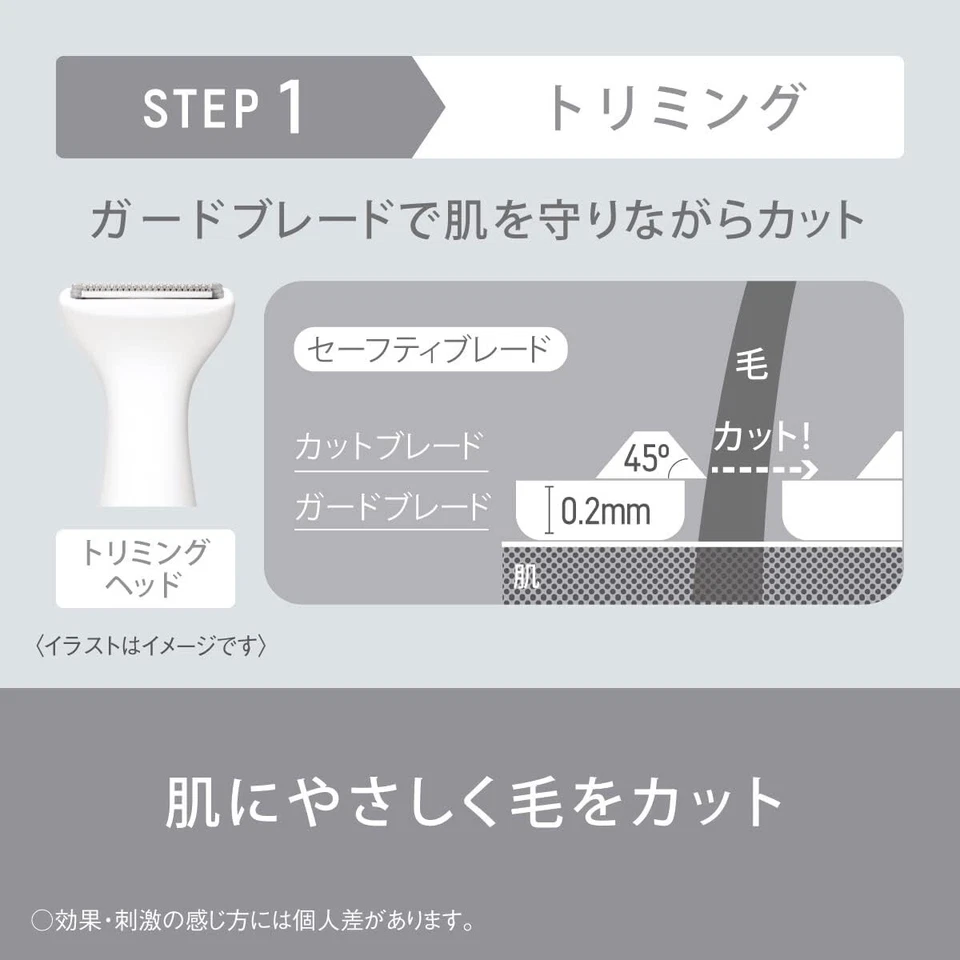 Panasonic VIO Hair Trimmer ES-WV62-H Waterproof Bikini Shaver [Japan Authentic] - Image 3 of 4