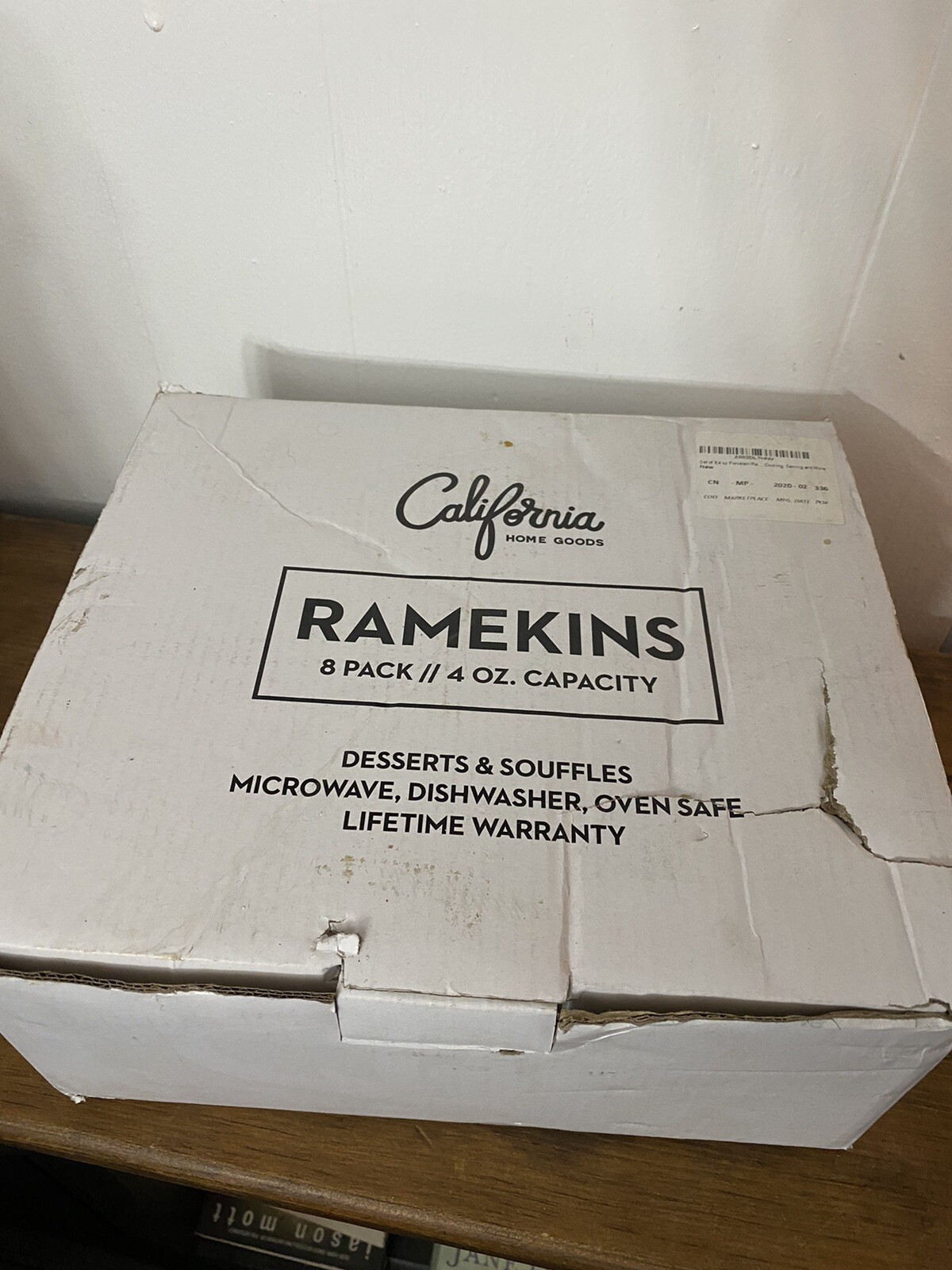 California Home Goods Ramekins WHITE 8 Pack 4oz. Capacity NEW eBay