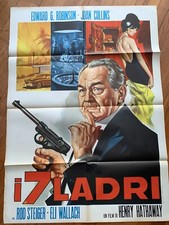 Film  I 7 LADRI Manifesto 2F Seven Thieves binson, collins, steiger, Hathaway