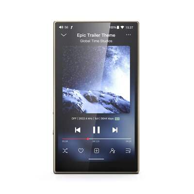 FiiO M21 DAP Tragbarer Hi-Res Digital Audio Musik Player Bluetooth Titan Gold