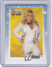 TERRI RUNNELS (Vintage 2003 DIVINE DIVAS Card #76) WWE FLEER DIVA BLUE