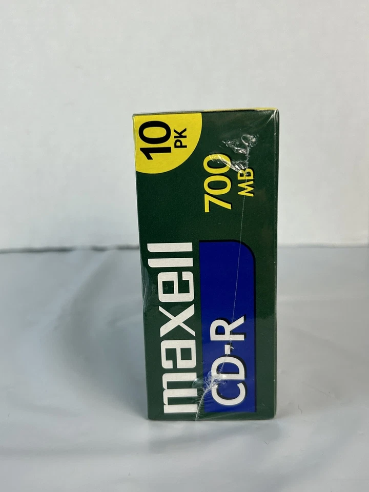Maxell Discs  CD-R  700 MB 80 MIN 40X Recordable Music New Sealed 10  Pack - Image 4 of 4