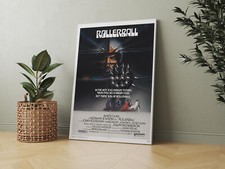 Rollerball 1975 Retro Movie - Canvas - Framed or  Poster Available