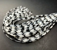 RUBBER SILICONE LEGS - Fly Tying Material - CLEAR/ BLACK/ FLEC - Sili Legs - NEW