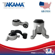 3 pcs Right + Rear Engine Mount for 07-12 ALTIMA, 09-14 MAXIMA, MURANO, QUEST