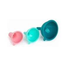 Core Kitchen Essential Silicone 3pc Nesting Funnel Set