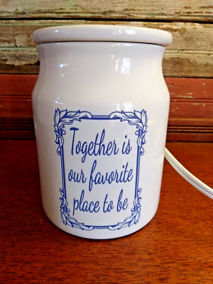 Scentsy Warmer ''Together is Our Favorite Place to be''  Fragarance Wax Warmer