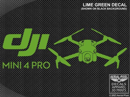 DJI Mini 4 Pro Fenster/Etui Aufkleber Drohne Aufkleber - Bild 13 von 17