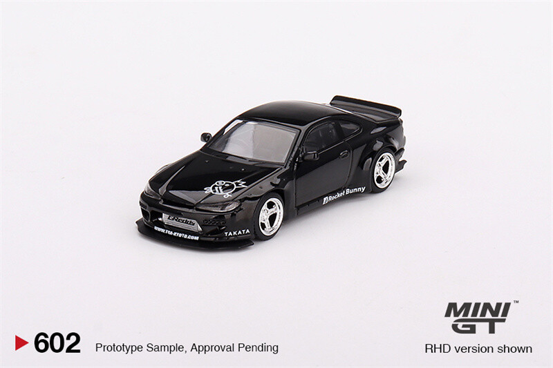 mini gt nissan S15　Silvia 4台セット MINI GT 1:64 Nissan Silvia (S15) Rocket Bunny Black Pearl