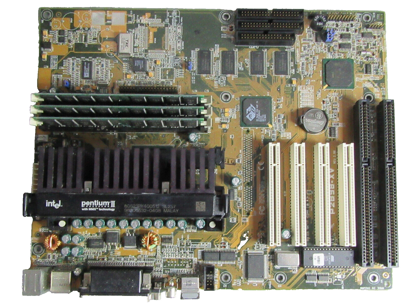 Genuine Asus P2B98-XV HP P/N: 5183-6285 Motherboard 96MB RAM & Pentium II 400Mhz