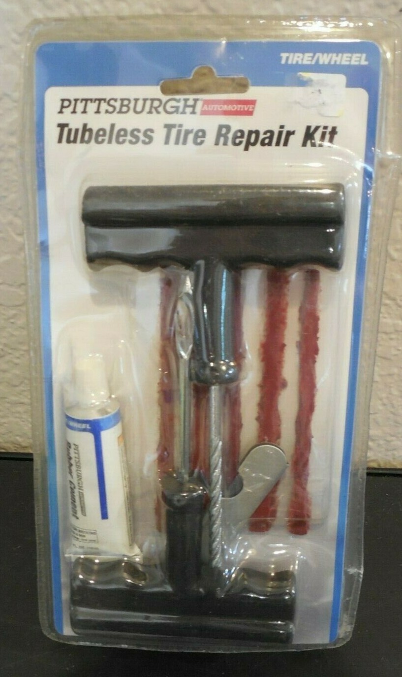 PITTSBURGH 9 PIECE TUBELESS TIRE REPAIR KIT NEW IN ORIGINAL PACKAGE TIRE PLUGS eBay