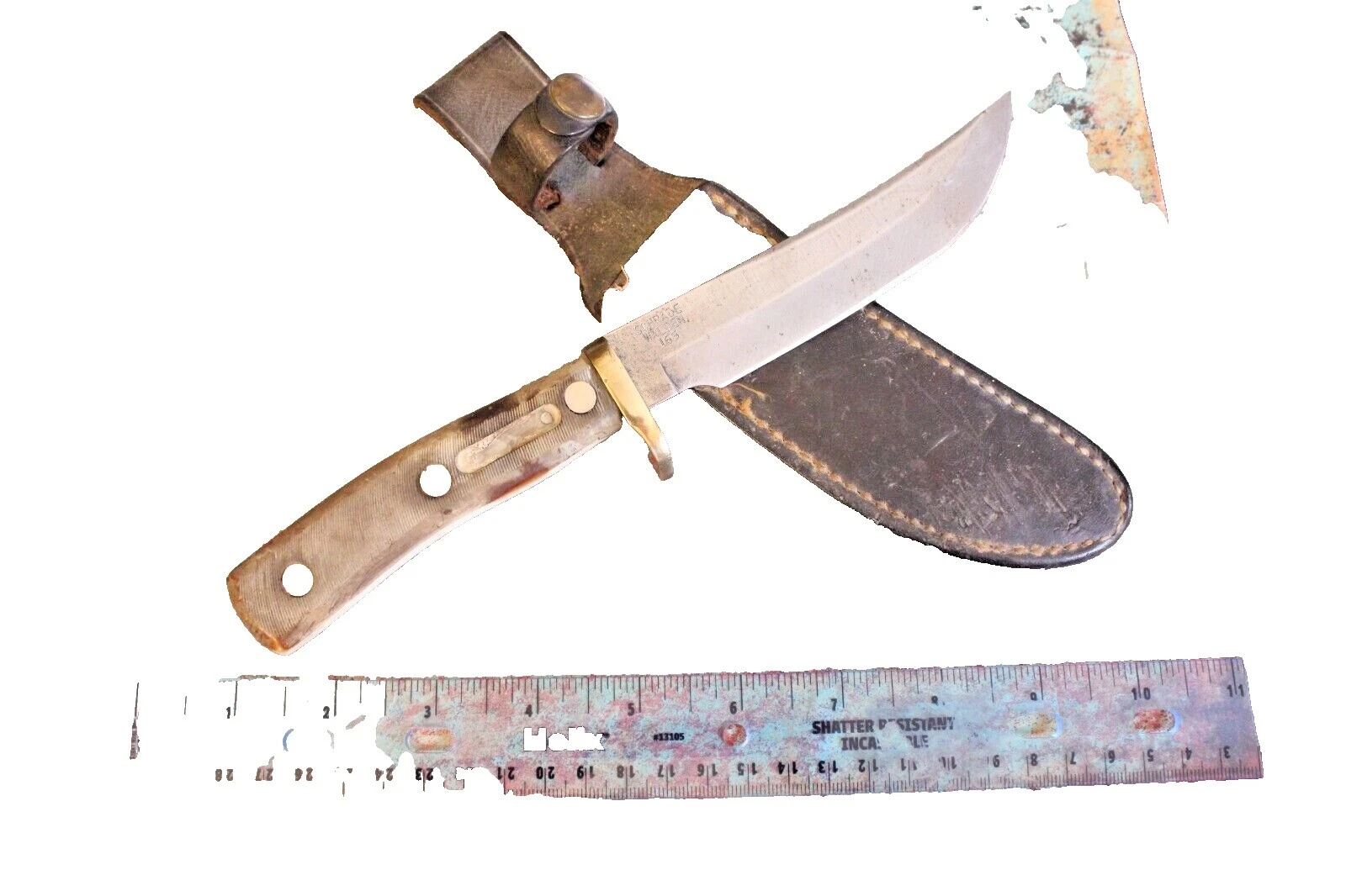 Mango de Plástico Schrade Bowie modernos de colección Cuchillos de Hoja Fija producidos en fábricas