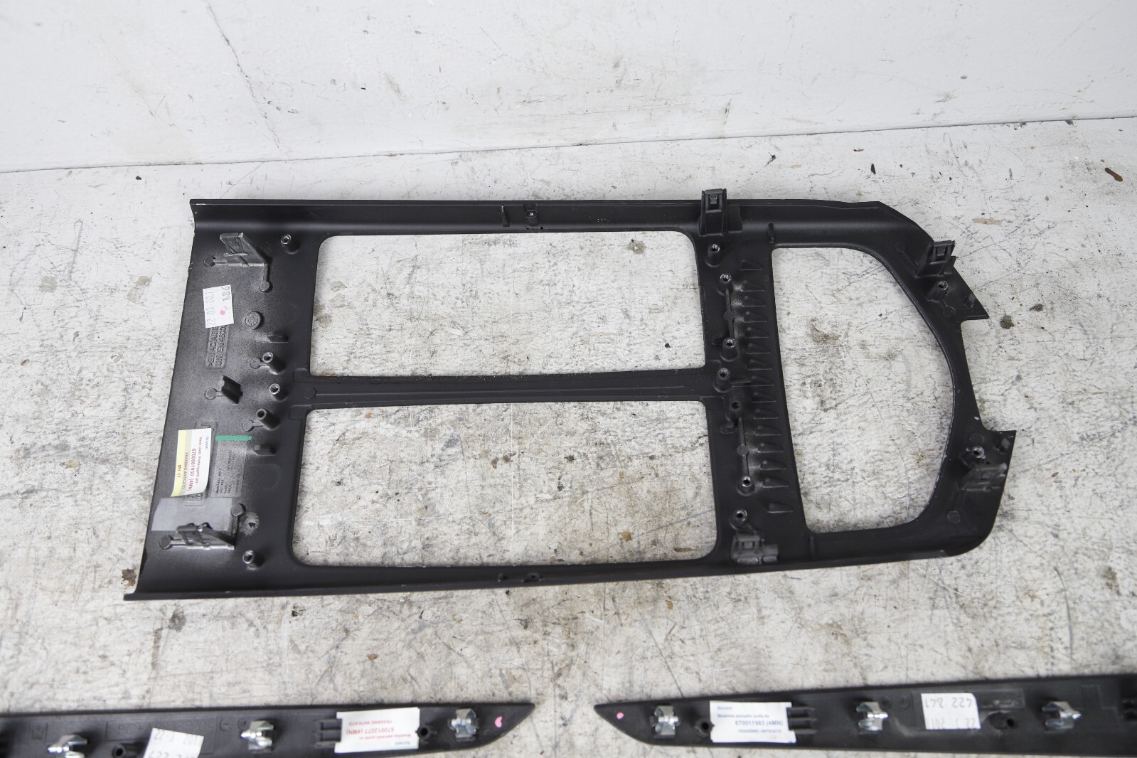 2017 - 2020 Maserati Ghibli Front & Rear Door Console Wood Trim Bezel Set OEM