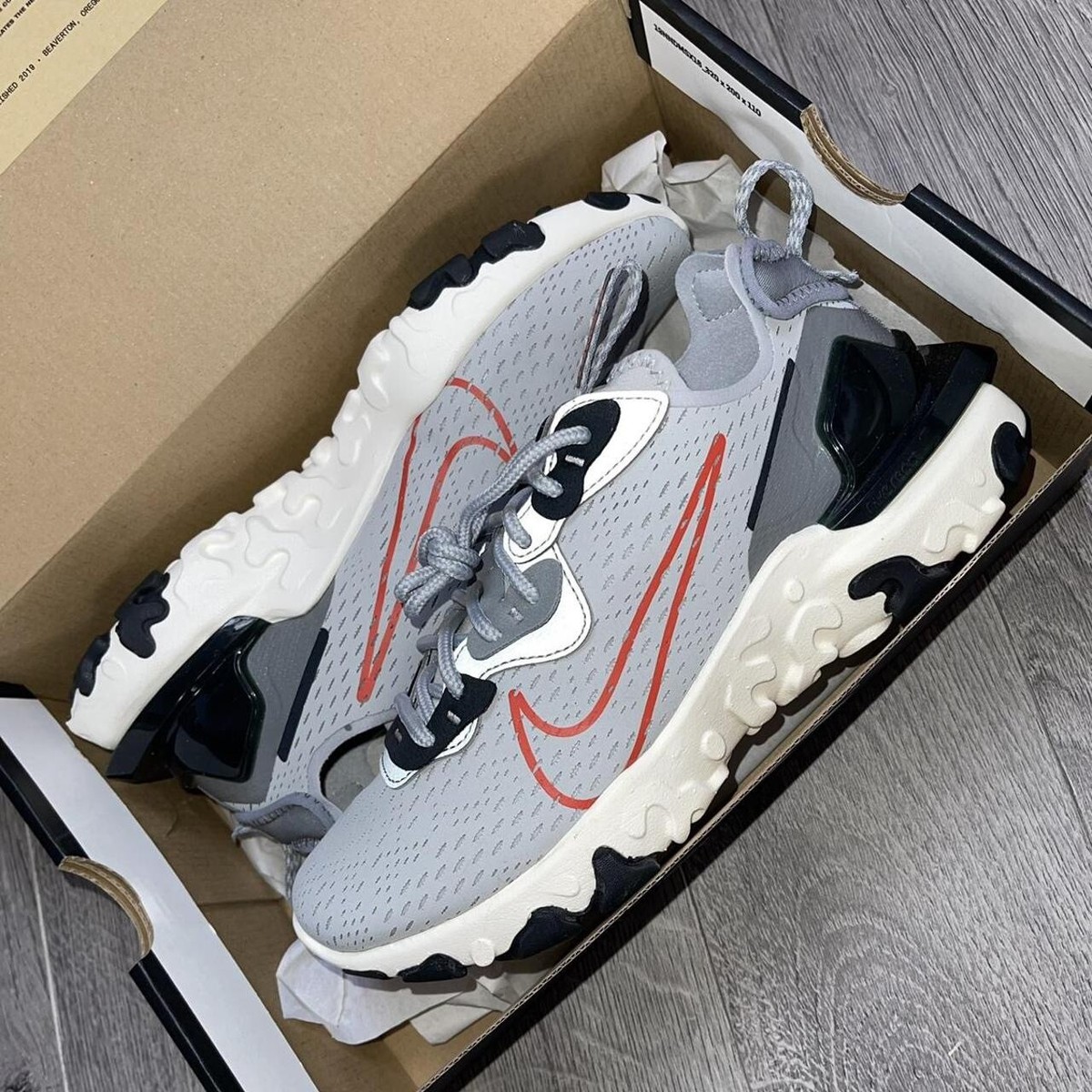 nike react vision grey sail