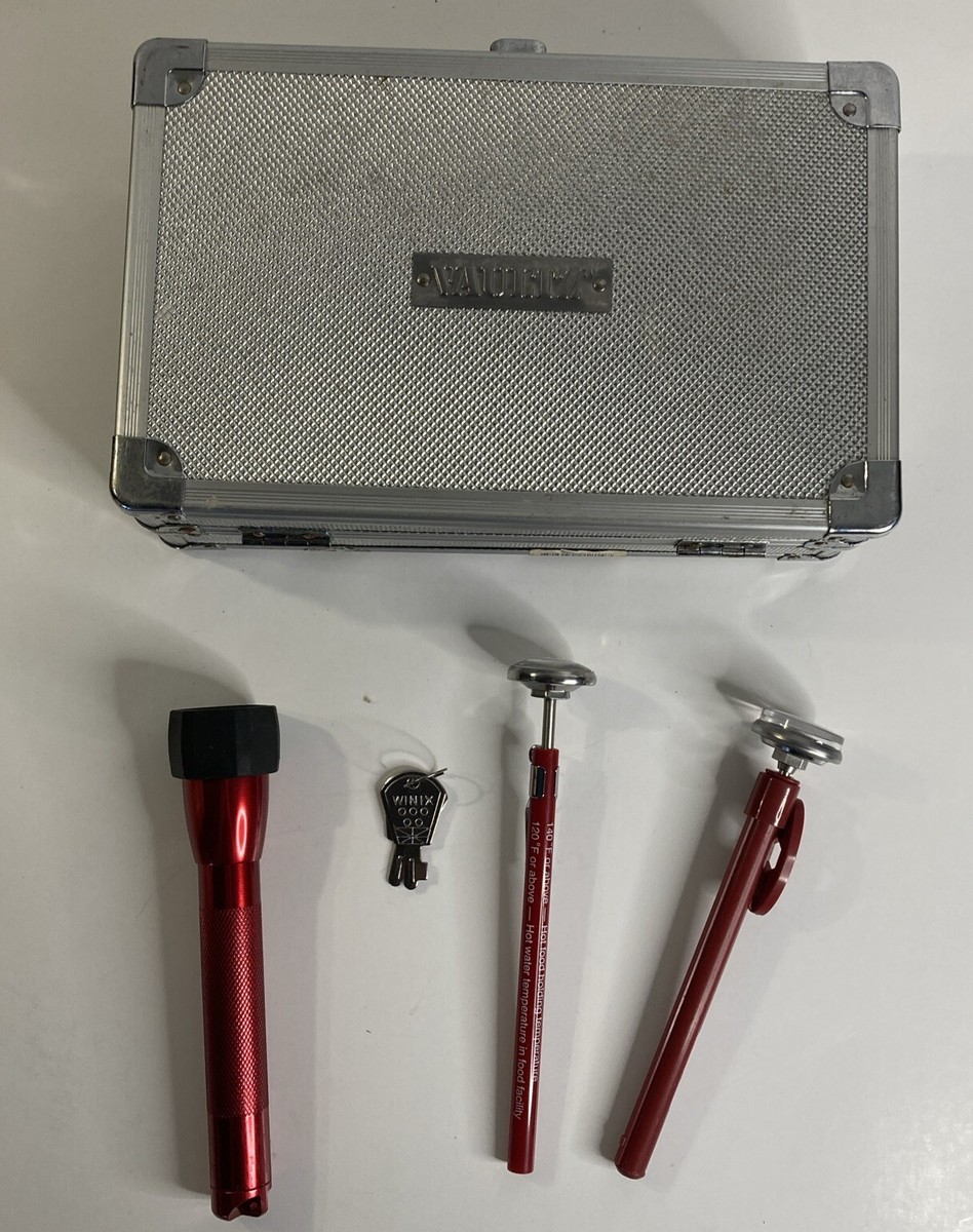 Restaurant Food Safety Kit 7 Pocket Thermometers, Maglight In 