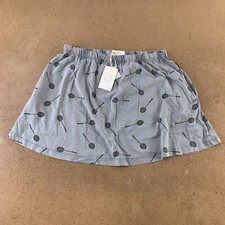 Sproet & Sprout Girls Size 12 Stone Wash Distressed Gray Badminton Skirt NWT