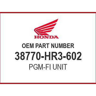 Honda PGM-FI UNIT 38770-HR3-602 OEM NEW