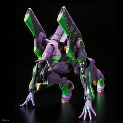 BANDAI RG Evangelion Unit-01 DX Transport Platform Set Painted