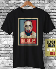 MMA Legends Fighter GSP Georges St Pierre Funny Gift T-Shirt Jiu-jitsu Muay Thai
