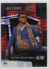 2022 Upper Deck Allure AEW Star Futures Red Rainbow MJF #147 02l5