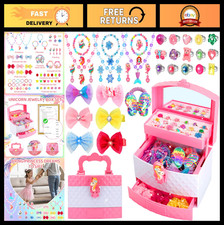 Princess Dress Up Jewelry Set for Girls - 68Pcs Necklaces, Bracelets, Rings Ha