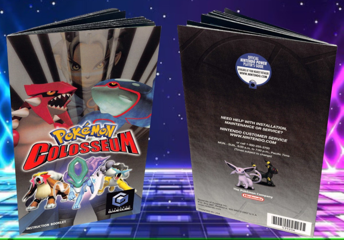 Pokémon Colosseum GameCube manual