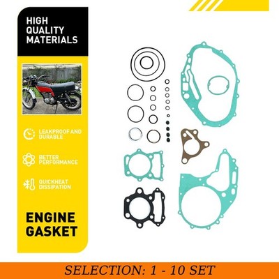1-10X Engine Gasket Kit for Honda XL250 1972-1976 - Without Oil Seals - 17 Piece