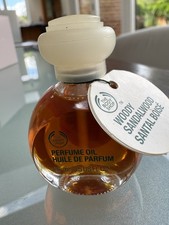The Body Shop Woody Sandalwood Perfume Oil 15ml Rare ,Discontinued