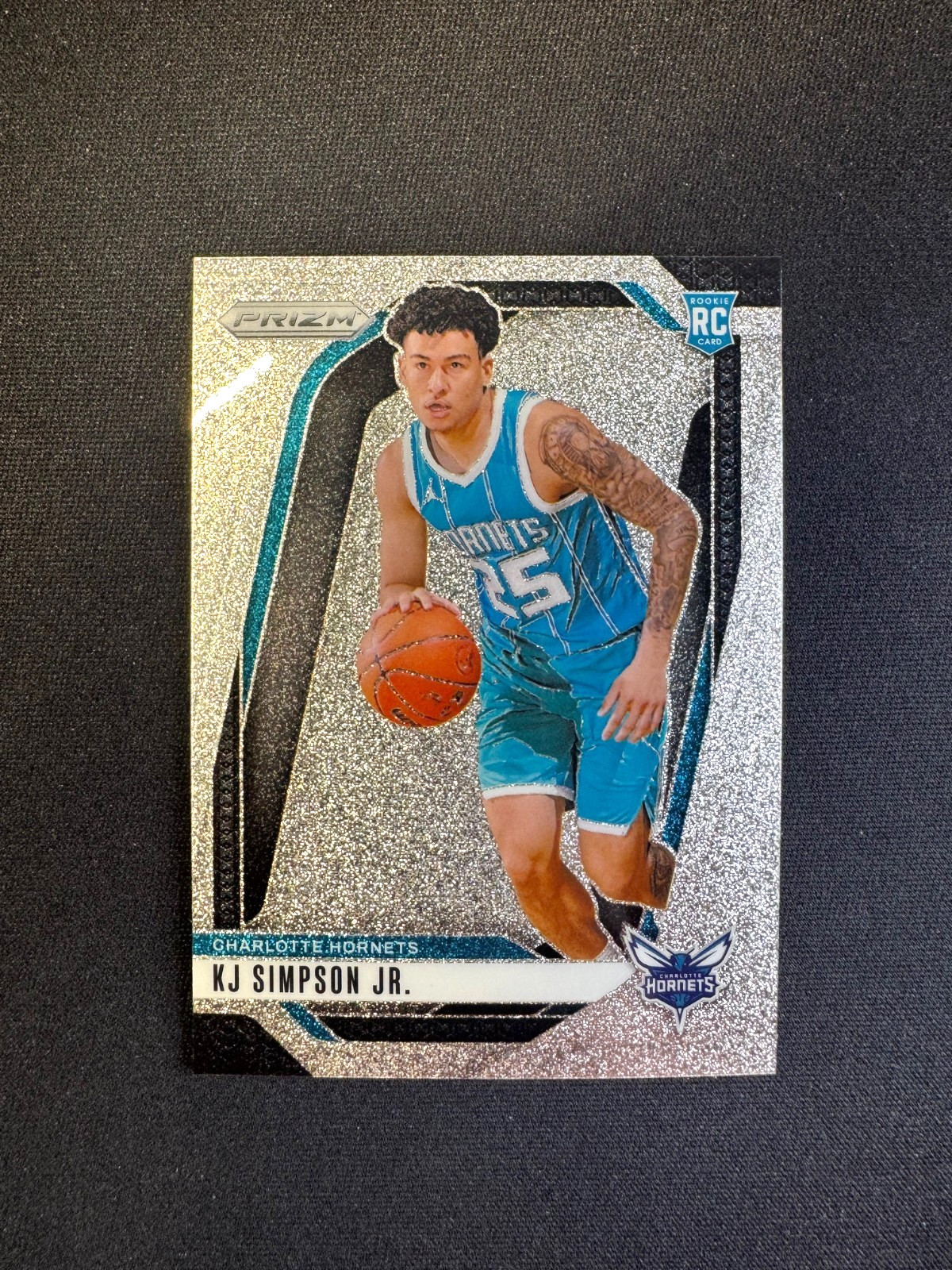 2024-25 Panini Prizm KJ SIMPSON JR. RC Silver Glitter #247 Nuggets Rookie SSP
