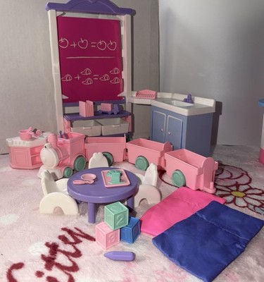 Mattel Barbie 1996 Kelly Nursery School #67535 Near Complete Set EUC