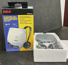 Vintage RCA RP2212 Super Slim Design Portable CD Player with Car Kit NEW Music