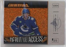 2023-24 Upper Deck Credentials Horizontal Orange 53/99 Aidan McDonough #131 00em