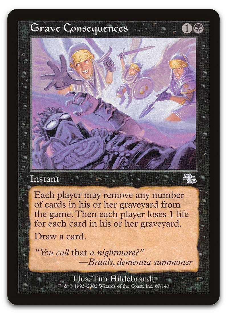 Grave Consequences #67 (HP) Judgment JUD Magic MTG