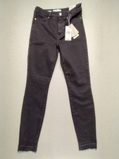 NEW Mango MNG Anne Skinny Frayed Hem Jeans Si...