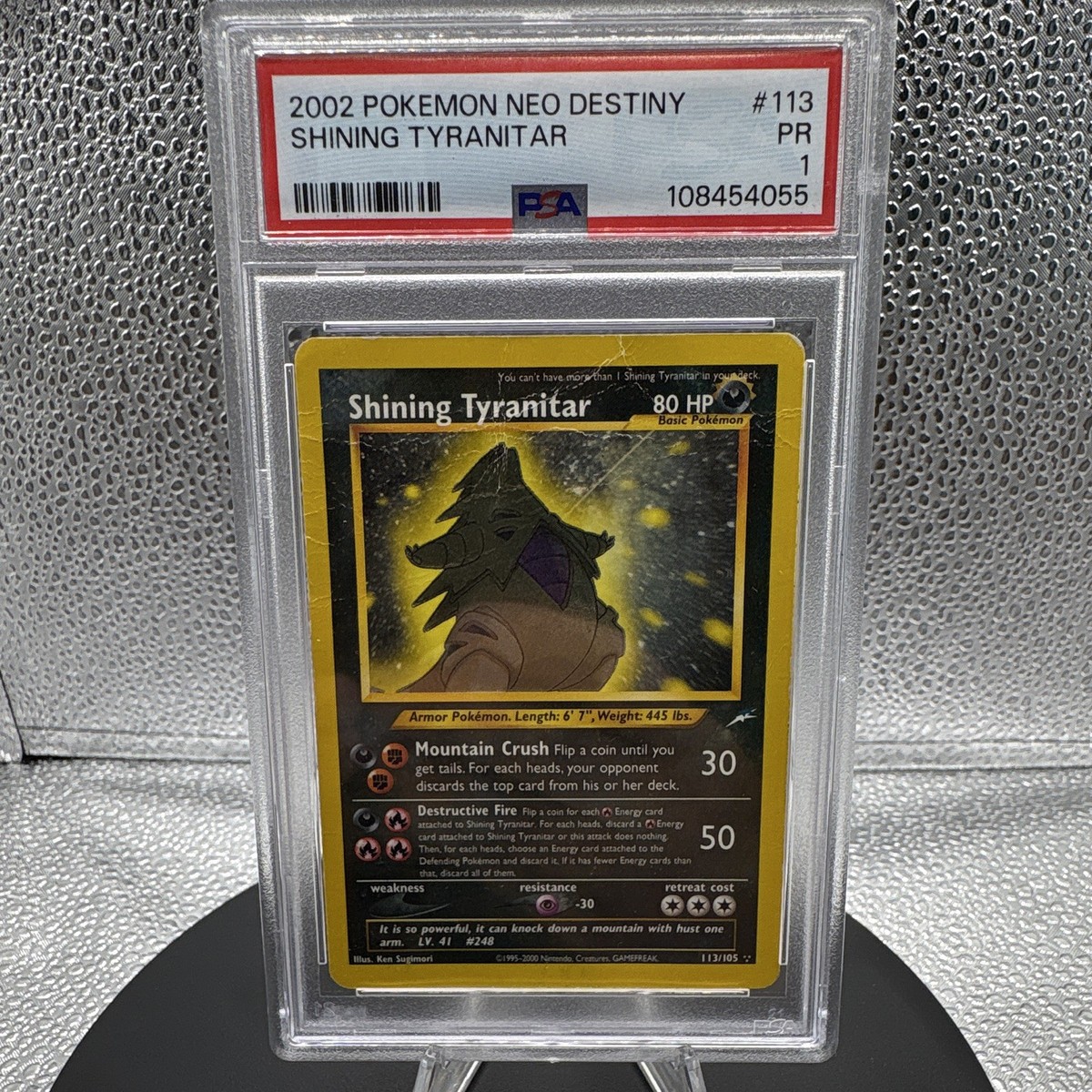 Shining Tyranitar 113/105 Neo Destiny Holo for sale online | eBay