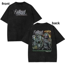 Fallout New Vegas The Courier Wasteland 2025 Black T-Shirt