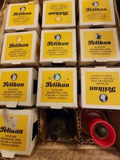 PELIKAN BLACK Fountain Pen Drawing INK In Original Boxes.